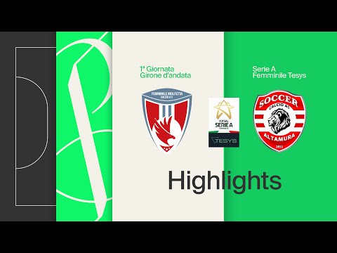 Women's Molfetta-Soccer Altamura 2-2 | Goals and highlights | Matchday 1 | Serie A Tesys 2025/2026