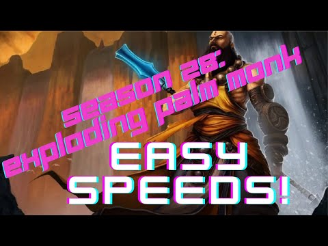 Diablo 3 Uliana Monk Build - Season 28. Speed farming set up. Destroy t16 and greater rifts!