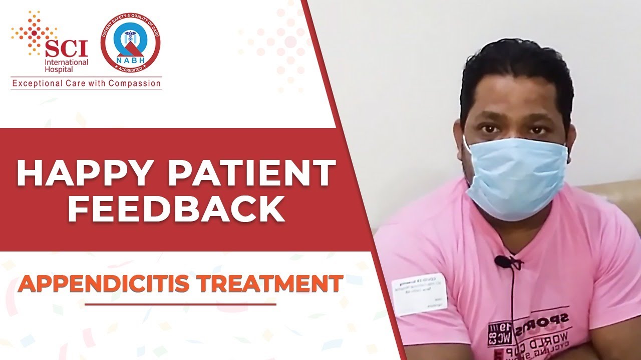 Patient Testimonial | Appendicitis Treatment | Dr.Asif Umar at SCI Hospital