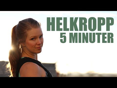Träna HELA KROPPEN på bara 5 minuter - detta hinner du!