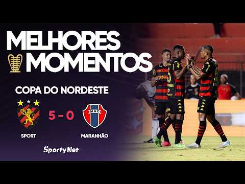 Gols e lances de Sport x Maranhão
