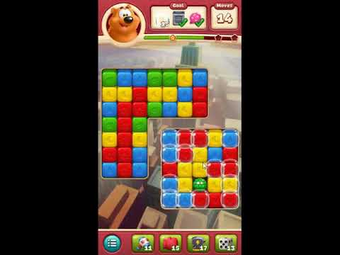 Toon Blast Level 484 - NO BOOSTERS 🐻🐺🐱