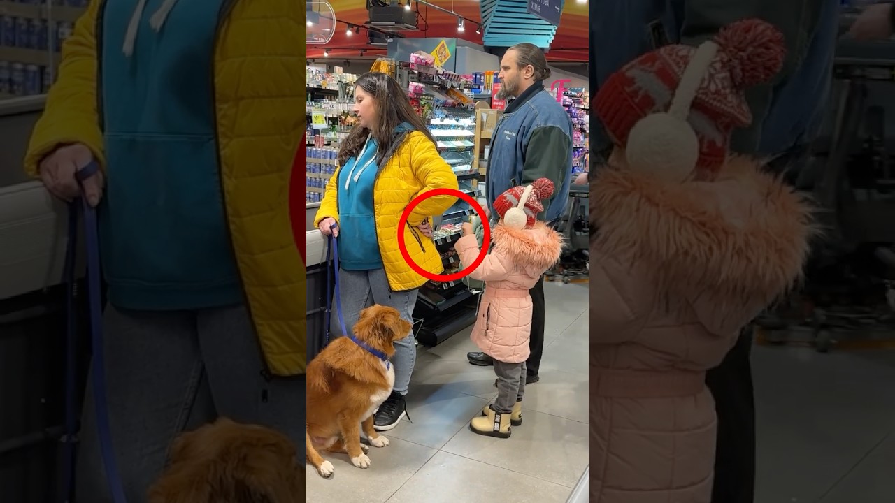 A Secret SIGNAL Will Save This Little Girl from Danger!  #shorts #dog