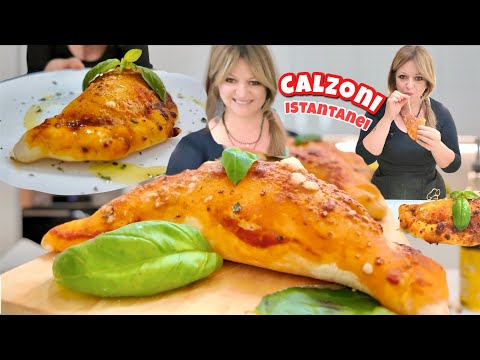 CALZONI ISTANTANEI SENZA TEMPI DI LIEVITAZIONE fatti e infornati VELOCISSIMI 