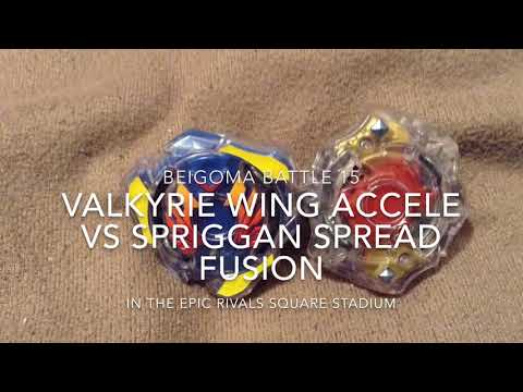 Beyblade Burst Beigoma Battle (15) Valkyrie W A vs Spriggan S F