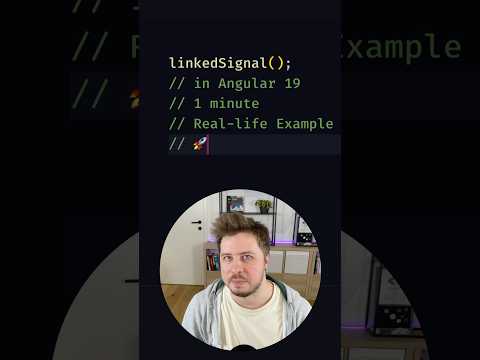 linkedSignal in #angular: Real-Live example in 1 Minute
