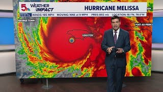 BREAKING: Hurricane Melissa makes landfall in Jamaica