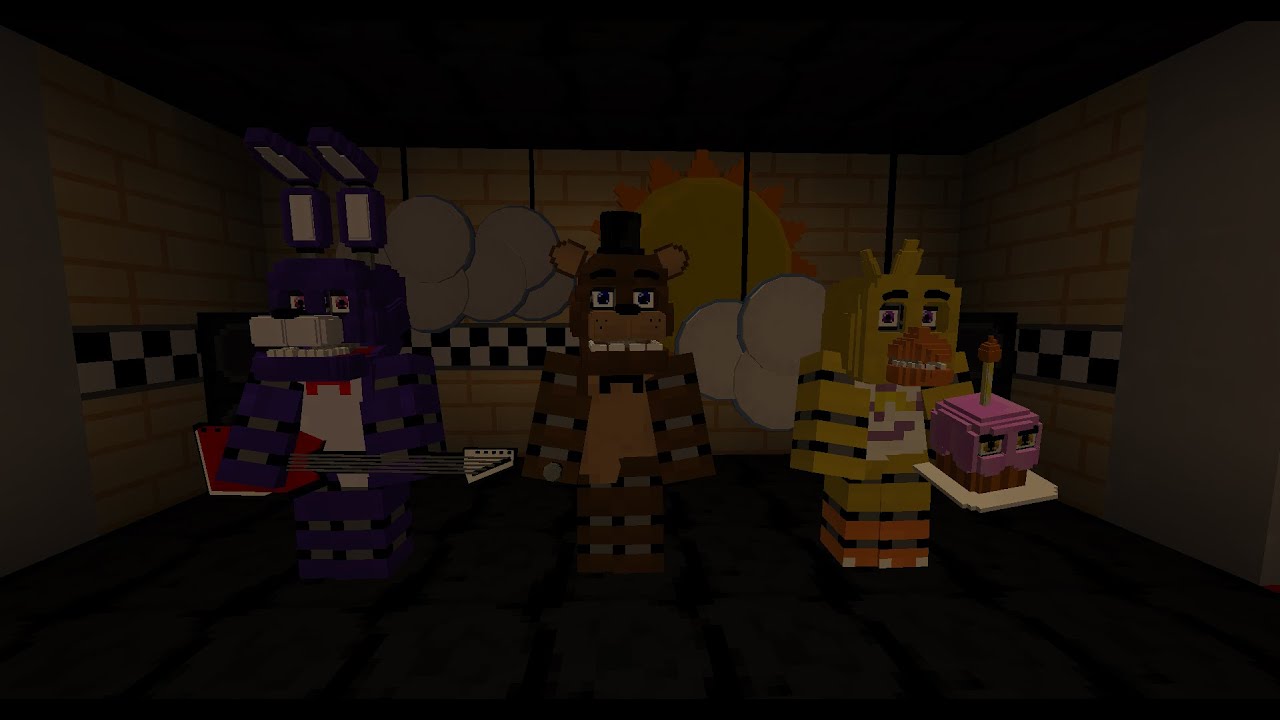 Five Nights at Freddy's 1 V2 map 1.16.4 Minecraft Map