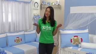 Quarto para Bebê sem Cama Babá Marinheiro Azul | Ref: 47245