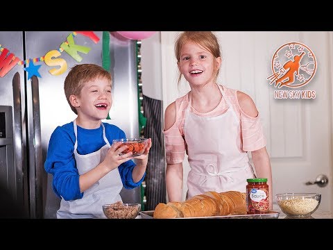 Kids Kitchen Real Recipes 6 -  Kids Cooking French Bread Pizza