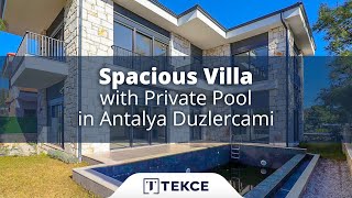 Spacious Villa with Private Pool in Antalya Duzlercami | Antalya Homes