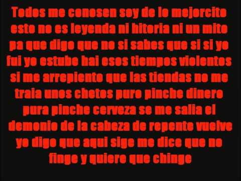 LETRA Under Side 821 - El Cazo
