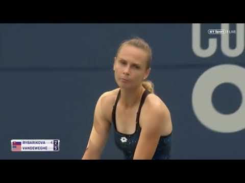 WTA tennis RYbarikova vs VANDEWEGHE 2018