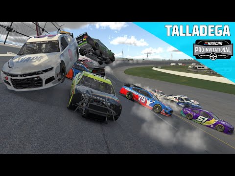 eNASCAR iRacing Pro Invitational Series Full Race Replay : Talladega Superspeedway