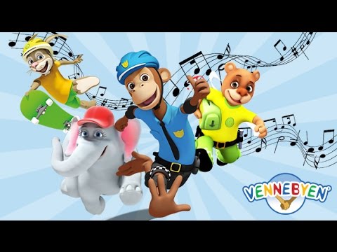 Apa, Ted, Elfie & Jumpi - ALLE musikkvideoene - Vennebyen