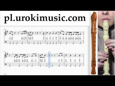 Nauka Gry Na Flecie Prostym (Niemiecki) LSD - Thunderclouds ft. Sia, Diplo, Labrinth Nuty Poradnik