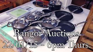 preview picture of video 'Bangor Auction Walk About 22/01/15 @ 6pm'