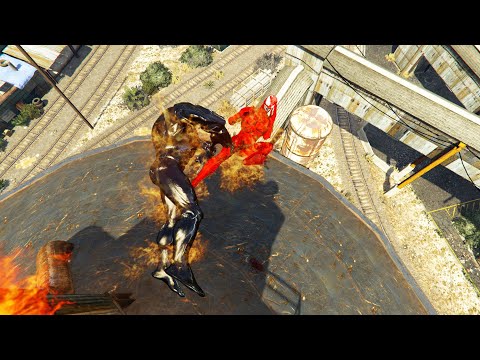 GTA 5 Impressive Ragdolls #33 (Venom Vs Carnage - Epic Ragdolls)