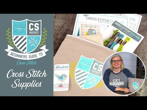 5 Things YOU NEED to Get Started for CROSS STITCH UNIVERSITY 🎒 Cross Stitch for Beginners