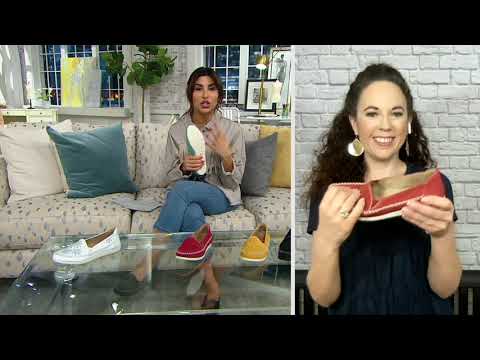 Earth Origins Perforated Leather Slip-Ons - Lorelai on QVC