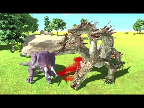 NEW HYDRA Unit vs DINOSAURS | Animal Revolt Battle Simulator