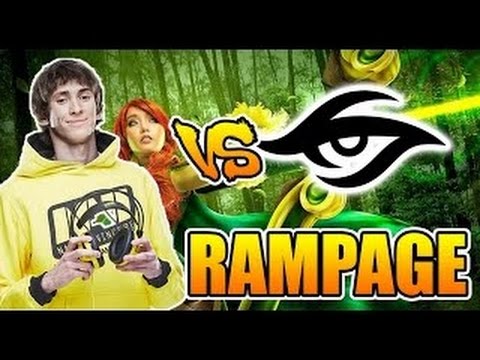 Dota 2 Miracle Dendi Brutal Rampage vs Team Secret Dota 2
