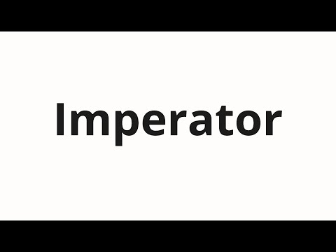 How to pronounce Imperator | Император (Emperor in Russian)