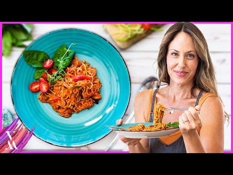 HOW TO MAKE CREAMY VEGAN PASTA // Weight Loss Meals Simplified - #2 ๐