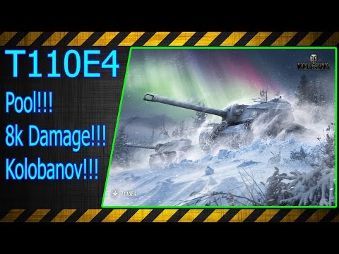 World of Tanks: T110E4!!! Pooll!!! 8k Damage!!! Kolobanov!!!