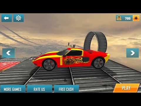 Impossible Stunt Car Tracks 3D: Green Car Driving Stunts Levels 7 & 8 - Android GamePlay HAPPY 24