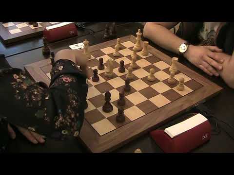 IM Meskovs Nikita -   GM Cmilyte Viktorija, Blitz chess, Dutch defence