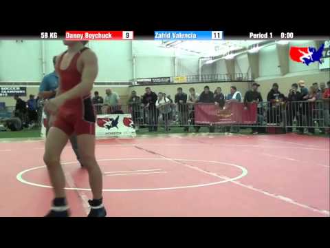 Danny Boychuck vs. Zahid Valencia at 2013 FILA Cadet Nationals - FS