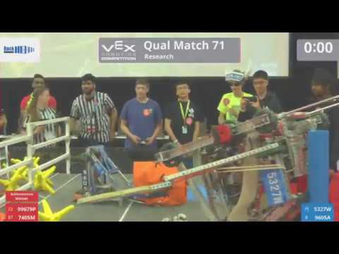 VEX Worlds 2017 Research Division Match Q71