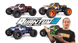 Quantum2 MT 1/10th Monster Truck - Oranžový