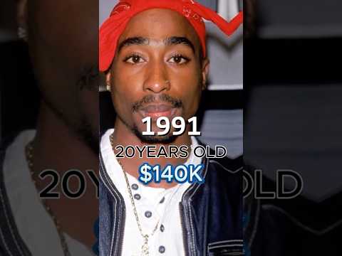 Tupac Shakur NetWorth over the years.💔🕊#2pac #tupacback #2pac
