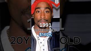 Tupac Shakur NetWorth over the years.💔🕊#2pac #tupacback #2pac
