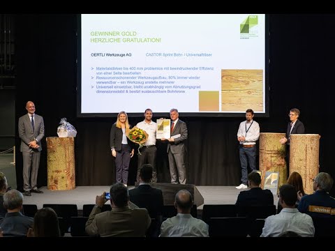 OERTLI: CASTOR Bohr-/Universalfräser - 1. Platz "Innovation" HOLZ Basel 2022