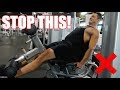 How to PROPERLY Leg Extension | 3 Quad Extension Variations for Muscle Gain