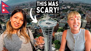 Nepali Girl Takes Me to KATHMANDU’S Eiffel Tower🇳🇵Filthy Rich NEPAL