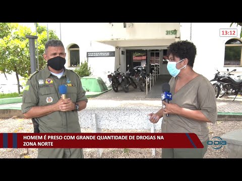 Homem é preso com grande quantidade de drogas na zona norte 04 11 2021