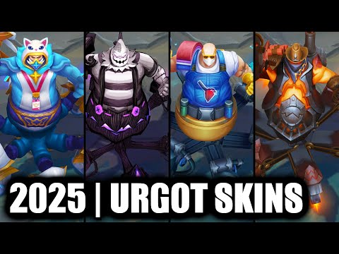 ALL URGOT SKINS SPOTLIGHT 2025 | League of Legends