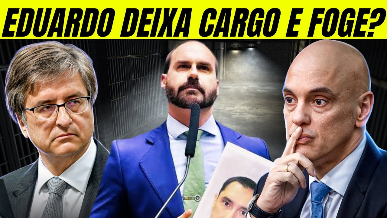 EDUARDO BOLSONARO DEIXA CARGO E FOGE PARA EUA?