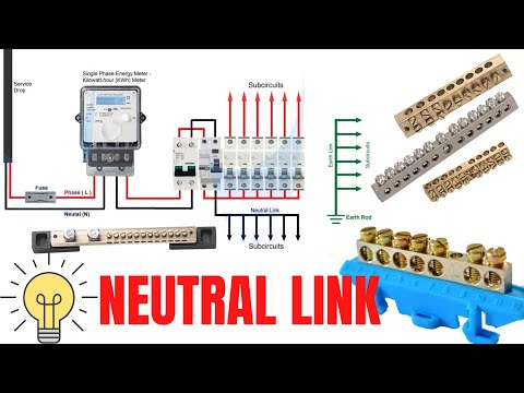 Electrical Brass Neutral Link