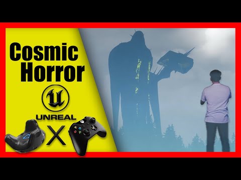 Unreal Engine5 x Vive Mars camtrack x CineCamera controller (Cosmic horror)