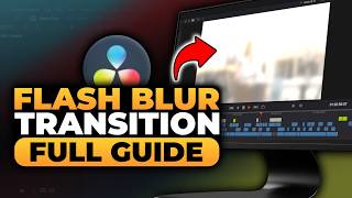 DaVinci Resolve Flash Blur Transition (FAST & EASY) | 100% WORKS | NO Yapping, To The Point!