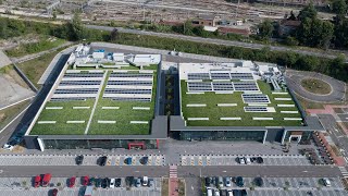 Geoplast Completa: Project supermarket extensive green roof in Bologna, Italy