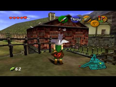 The Legend of Zelda : Ocarina of Time Walkthrough Part 4 Saria's Song and Death Mountain Trail (N64)