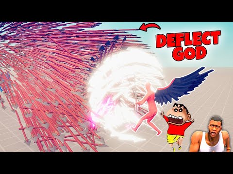 DEFLECT GOD vs EVERY 5X GOD UNIT in Totally Accurate Battle Simulator with SHINCHAN and CHOP