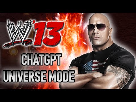 I Gave ChatGPT TOTAL CONTROL of WWE13!