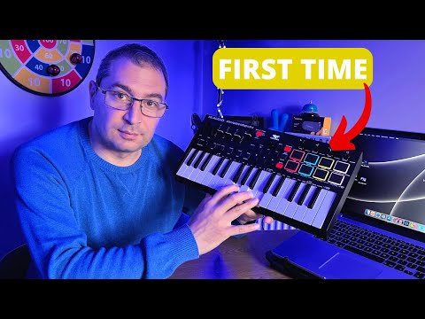 I am Trying M-Audio Oxygen Pro mini for the first time with MPC BEATS,  MIDI Keyboard